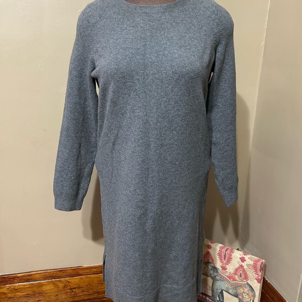 Marc O'Polo Knitted Dress Virgin Wool Alpaca Blend in  Grey Size 38/8‎